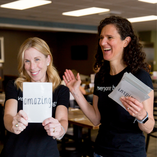 Noelle Alix and Angela Martin